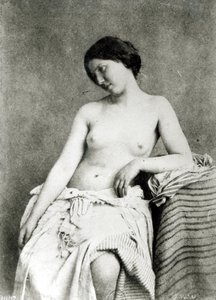 裸体女模特，1850年